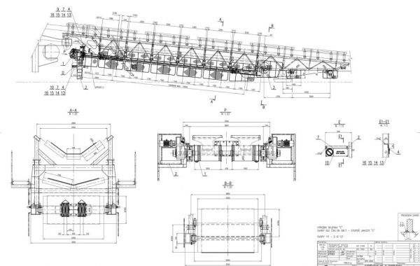 RECONSTRUCTION OF LEADING PARTS OF CONVEYORS PD 710, 711, 714, 755 - NOEN, a.s.